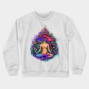 Ajna ( Third Eye Mushroom ) Crewneck Sweatshirt